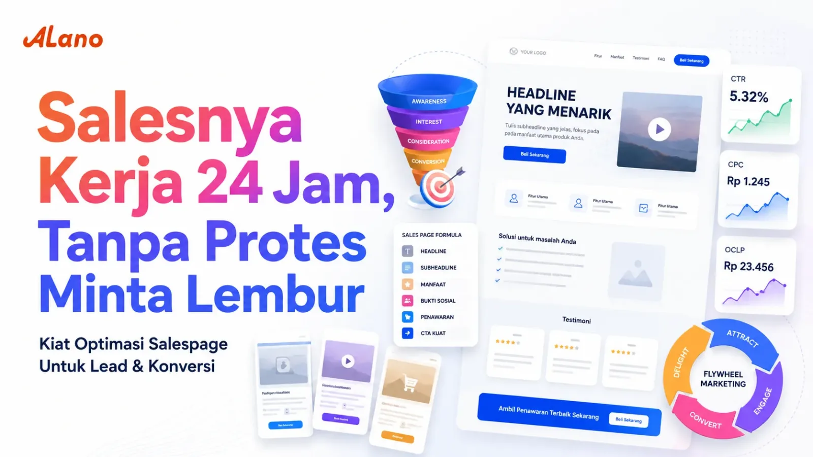 Sukses Jualan Online dengan Salespage Tipe Website Satu Halaman