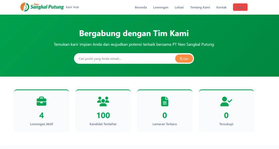 Karir Hub Sangkal Putung Nusantara Sangkal Putung Nusantara screenshot