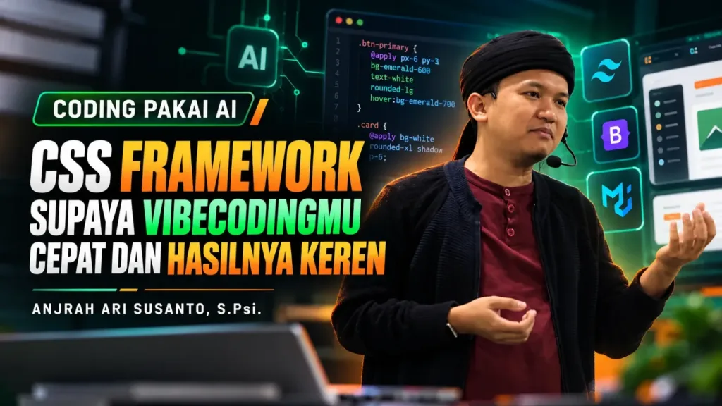 Ilustrasi memilih CSS framework untuk coding